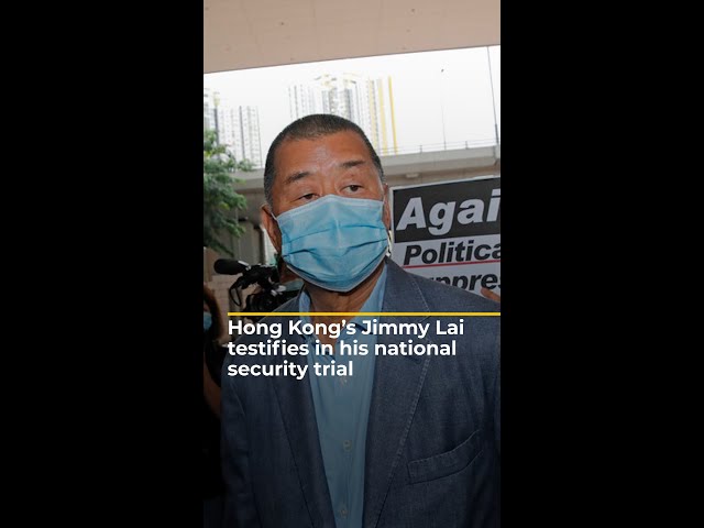 ⁣Hong Kong’s National Security law under scrutiny as Jimmy Lai takes the stand | AJ #shorts