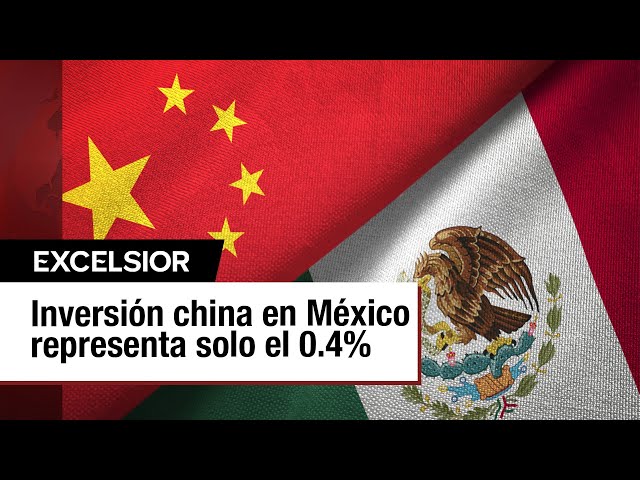 Inversión china en México representa solo el 0.4% de la IED en América del Norte