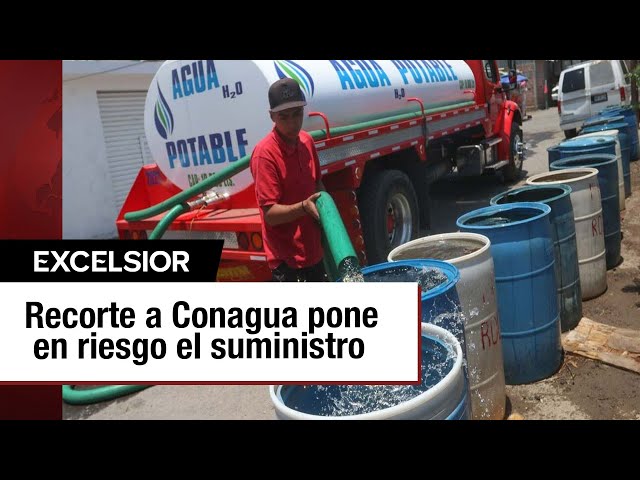 Recorte a Conagua pone en riesgo el suministro de agua