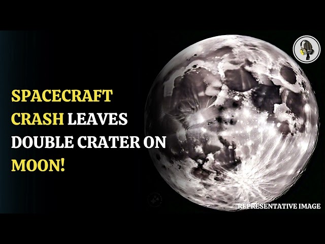 ⁣Mystery  Spacecraft Crash Leaves Double Crater on Moon | WION Podcast