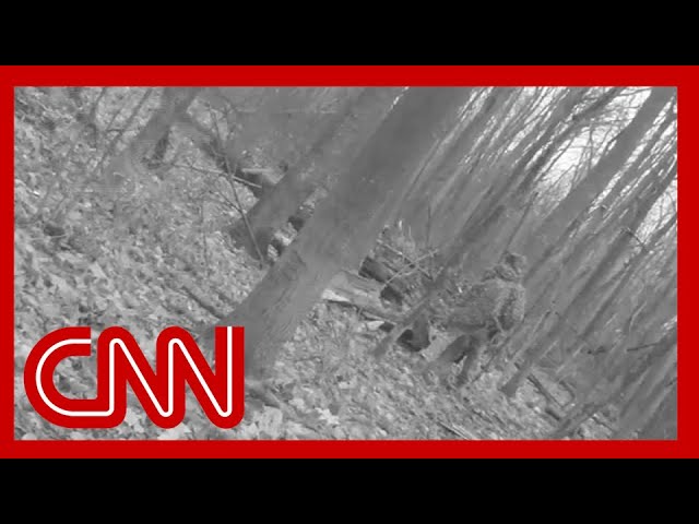 ⁣Rare video shows Ukrainians fighting inside Russia