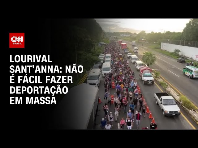 ⁣Lourival Sant’Anna: Não é fácil fazer deportação em massa | CNN PRIME TIME