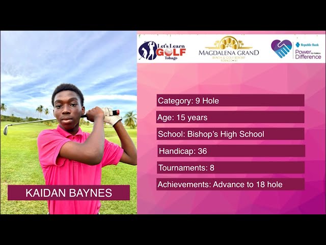 Let’s Learn Golf, Tobago Junior Golf Programme’s Cycle Seven Awards Ceremony