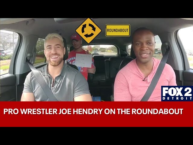 ⁣Pro wrestling star Joe Hendry talks about his career - and Detroit