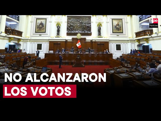 Congreso rechazó reelección inmediata para alcaldes y gobernadores regionales