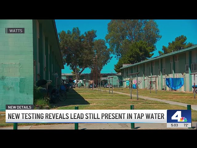 New testing reveals lead still present in Watts tap water