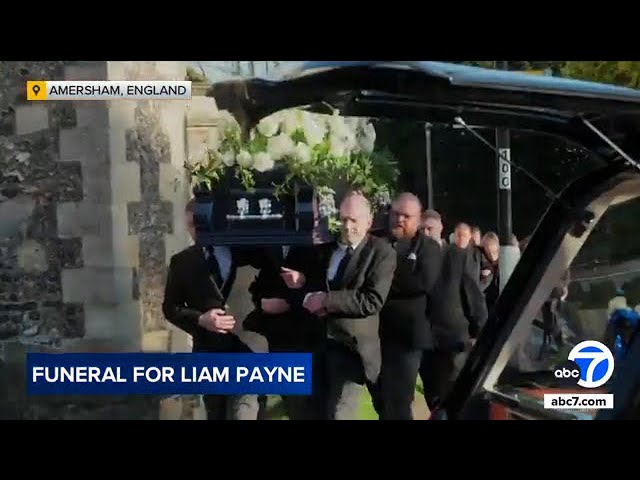 ⁣Liam Payne's One Direction bandmates attend funeral