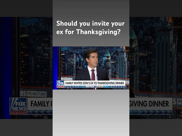 Jesse Watters: Holidays can be awkward when your family invites your ex #shorts