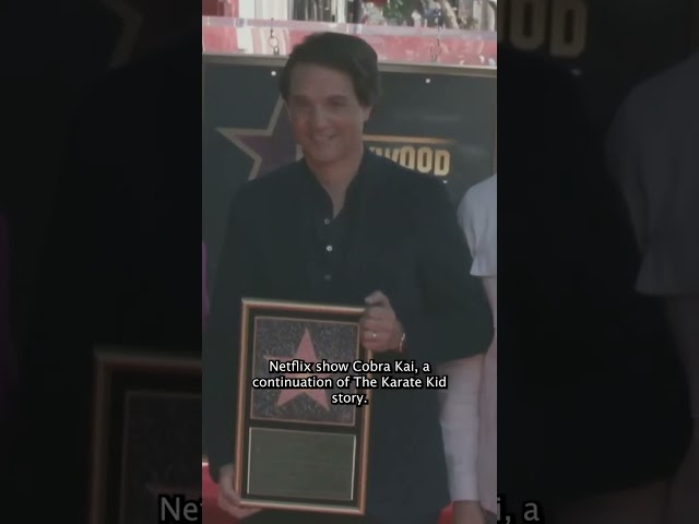 The Karate Kid is now a Hollywood Walk of Famer.