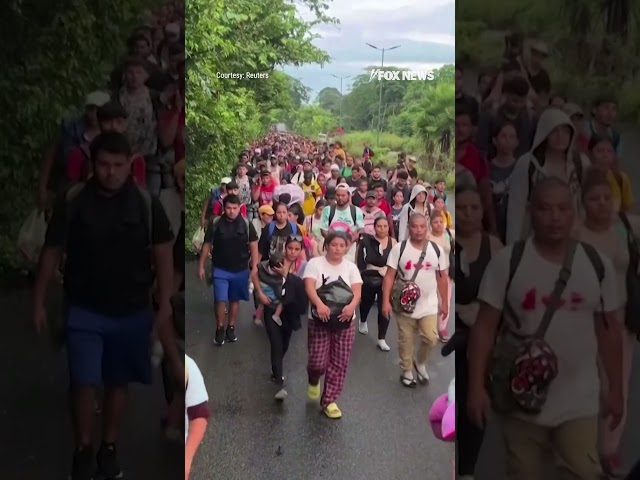 Migrant caravan headed to U.S. border ahead of Trump presidency