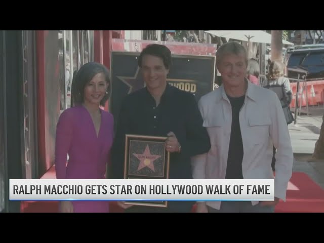 ⁣Ralph Macchio gets Hollywood Walk of Fame star