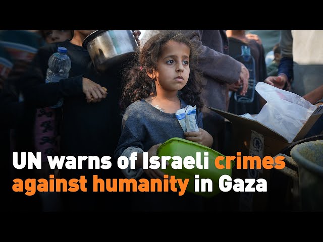 ⁣UN warns of Israeli crimes against humanity in Gaza