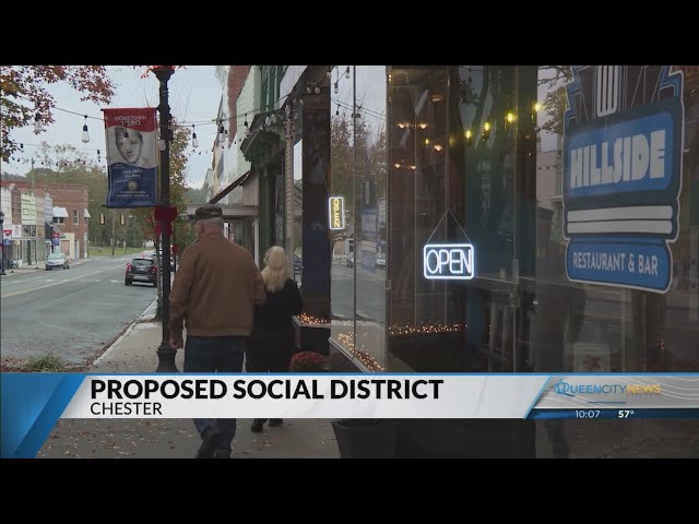 ⁣Chester city officials weighing social district proposal