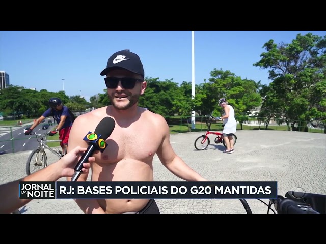 RJ: bases policiais do G20 serão mantidas