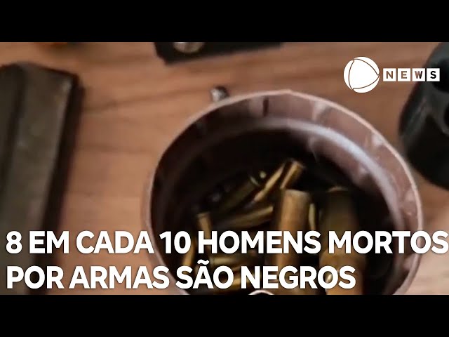 8 em cada 10 homens mortos por armas de fogo são negros