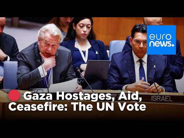  LIVE | UN Security Council votes on ceasefire in Gaza | euronews 