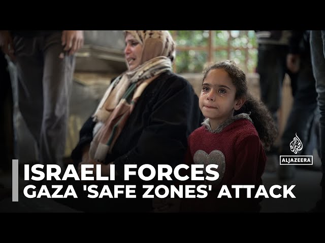 ⁣Southern Gaza air strikes: So-called safe zones attacked by Israeli forces