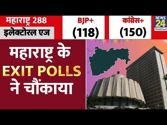 ⁣Maha Exit Poll's Result 2024 : Exit Poll's के आंकड़ों ने चौंकाया, महाराष्ट्र-झारखंड किसे ज