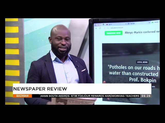 ⁣Badwam Media Review on Adom TV (21-11-24)