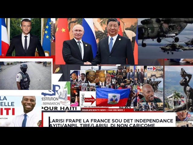 JWEET LAGATE! CPT PRAN KOU PEYI LaRISI AK LACHINE OPPOZE POU VOYE FOS ONU EN AYITI/ MACRON AVILI CPT