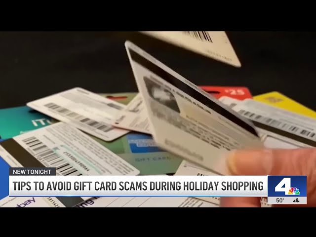 ⁣Tips to avoid gift card scams during the holiday season