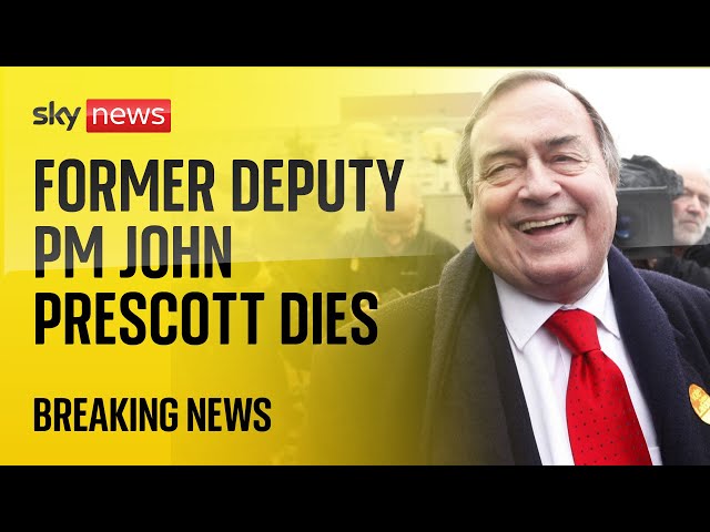 ⁣BREAKING: Former Labour deputy prime minister John Prescott dies aged 86