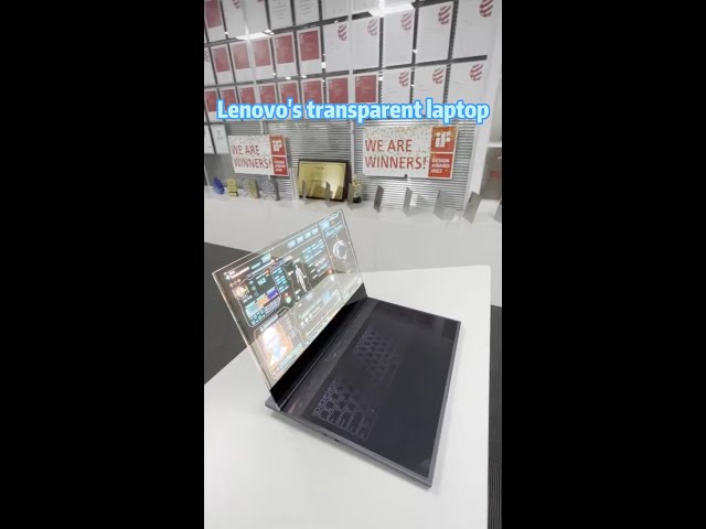 Lenovo's transparent laptop