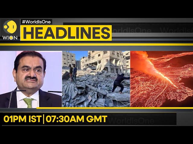 Adani Green Report To Bribery Allegations | Sri Lanka's New Parliament Meets | WION Headlines