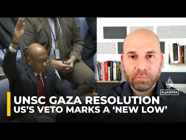 ⁣US veto on Gaza ceasefire marks a ‘new low’ in policy towards Palestine: Analysis