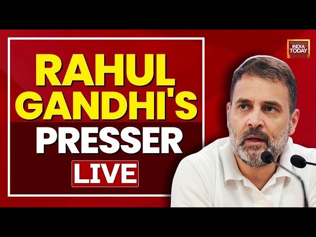 ⁣Rahul Gandhi LIVE | Amid Adani Storm, Rahul Gandhi Briefs Media | Big Charges Against Gautam Adani