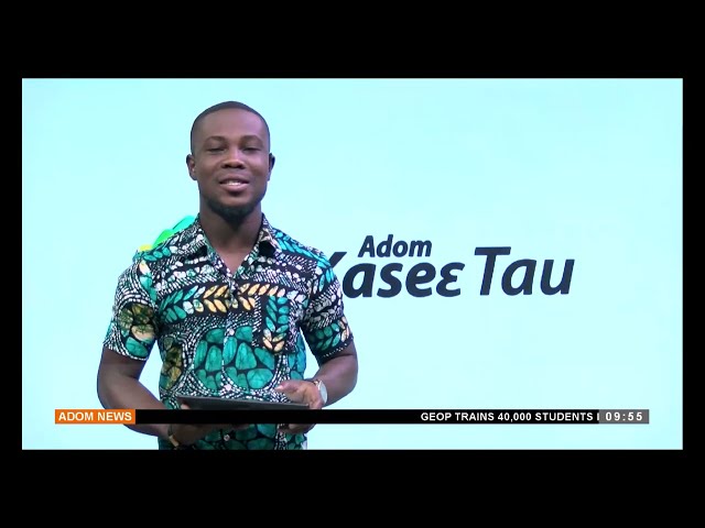 ⁣Kasie Tau At 9:55 AM on Adom TV (21-11-24)