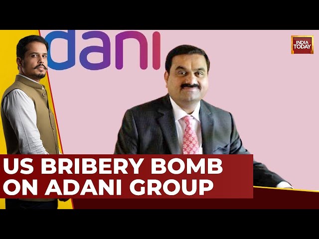 ⁣5ive Live With Shiv Aroor: US' Bribery Charge On Adani Group, What Next? | India Today LIVE