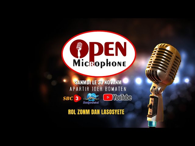 ⁣SBC LIVE | OPEN MICROPHONE- ROL ZONM DAN LASOSYETE-23.11.2024