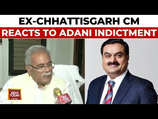 ⁣Ex-Chhattisgarh CM Bhupesh Baghel Reacts To Adani Indictment, Blames Raman Singh For Bribery Scandal