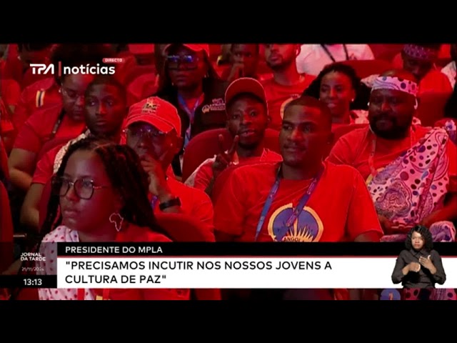 ⁣Presidente do MPLA - "Precisamos incutir nos nossos jovens cultura de paz"