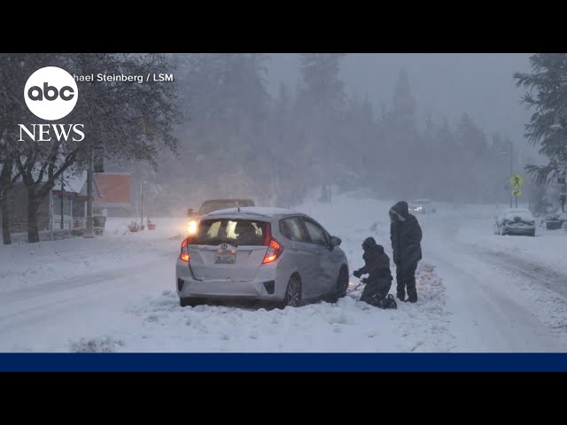 Bomb cyclone slams into West Coast