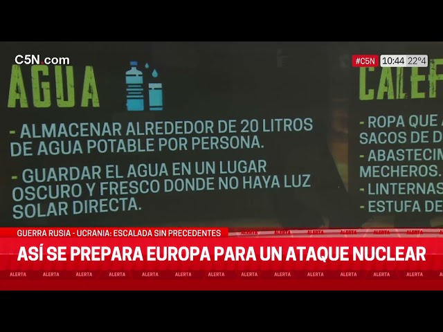 ⁣EUROPA se PREPARA para un ATAQUE NUCLEAR: RUSIA - UCRANIA, ESCALADA SIN PRECEDENTES