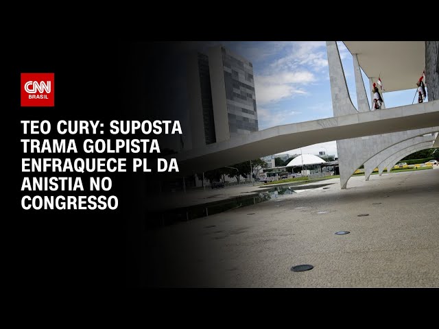 ⁣Teo Cury: Suposta trama golpista enfraquece PL da Anistia no Congresso | LIVE CNN