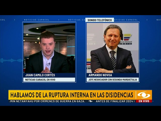 ⁣Ruptura interna en las disidencias de las FARC: habla jefe negociador con Según Marquetalia