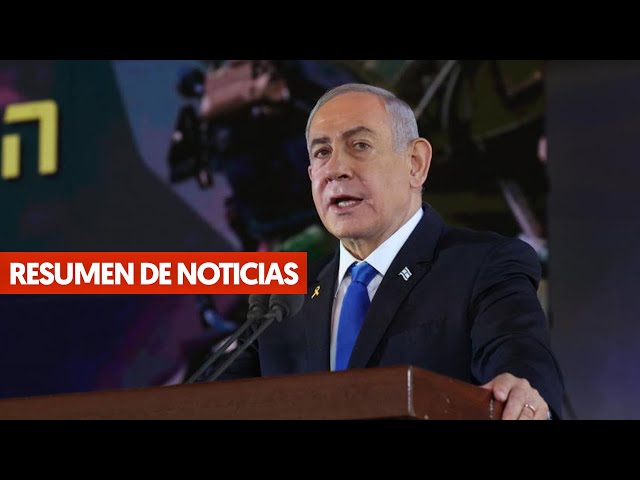 ⁣Corte Penal Internacional emite orden de arresto contra Benjamin Netanyahu / Resumen de noticias AM