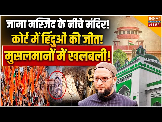 ⁣Sambhal Jama Masjid Survey LIVE: जामा मस्जिद के नीचे मंदिर! कोर्ट में हिंदुओं की जीत!