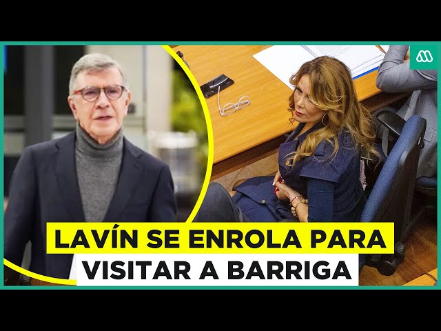 ⁣Joaquín Lavín padre se enroló para visitar a Cathy Barriga