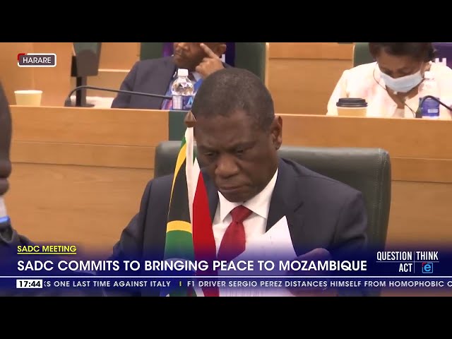 ⁣SADC commits to bringing peace to Mozambique