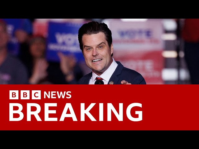 ⁣Matt Gaetz withdraws as Donald Trump's nominee for US attorney general | BBC News