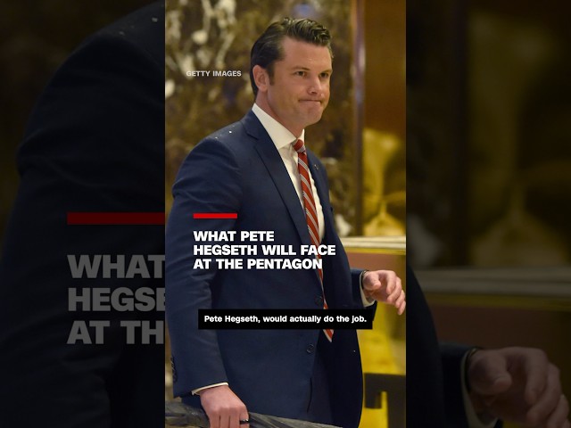 ⁣What Pete Hegseth will face at the Pentagon