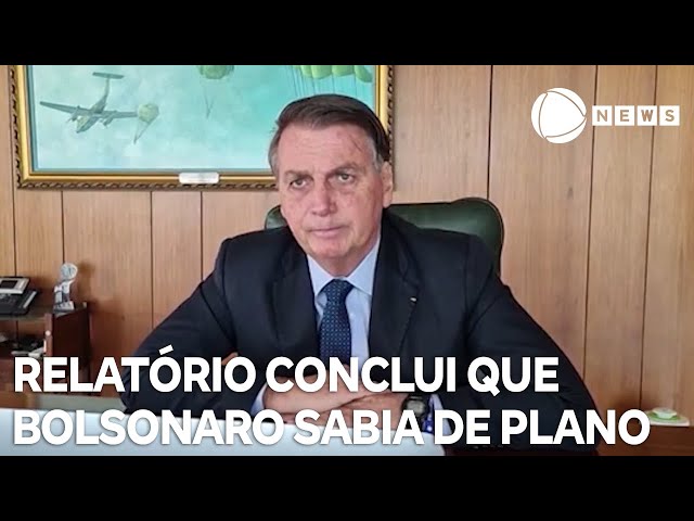 ⁣Relatório conclui que Bolsonaro sabia de plano de assassinatos