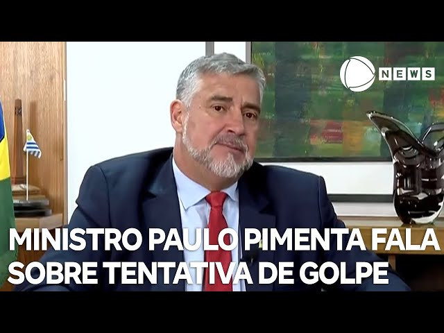 ⁣“Não houve erro, foi intencional”, diz ministro Paulo Pimenta sobre tentativa de golpe de Estado