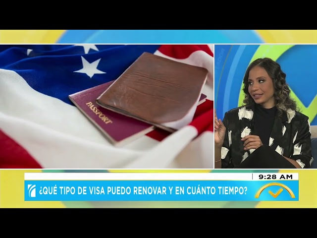 ⁣¿Qué tipo de visa puedo renovar y en cuánto tiempo?