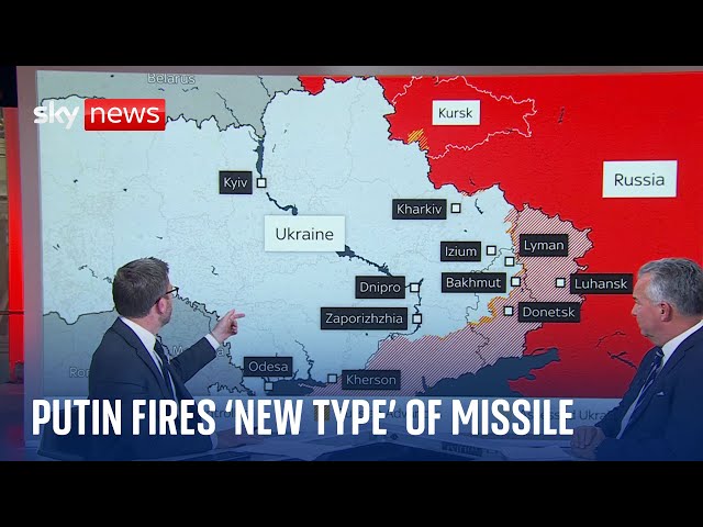 ⁣Putin fires 'new type of missile' as Healey says frontline is 'unstable'  | Ukra