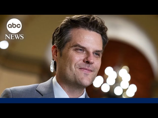 ⁣Matt Gaetz withdraws his name to be Donald Trump's attorney general